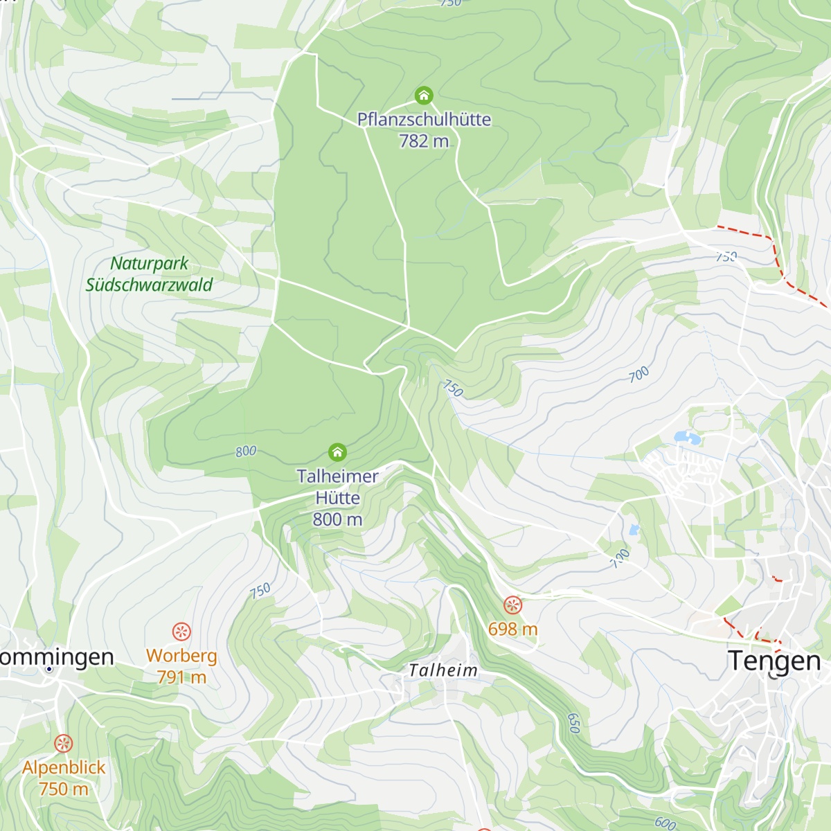 Lochhütte map