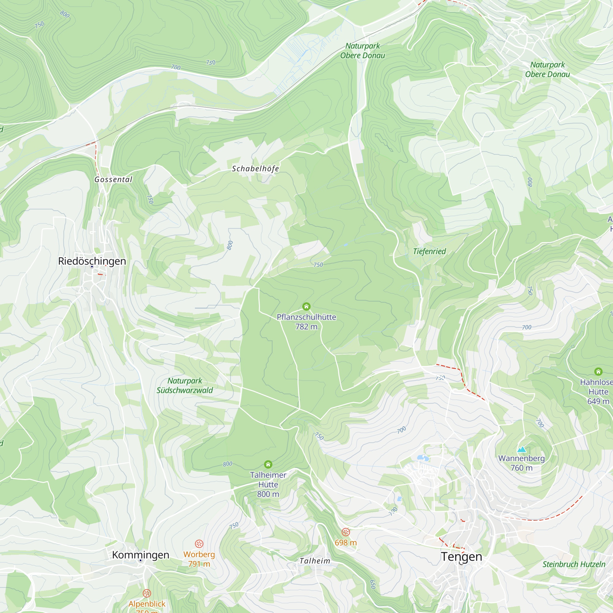 Pflanzschulhütte map