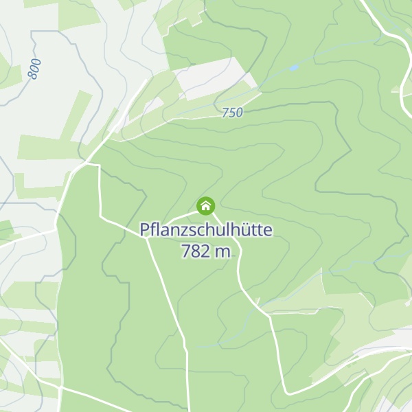 Map of Pflanzschulhütte