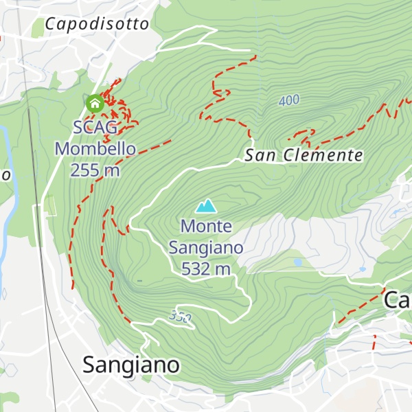 Map of Monte Sangiano