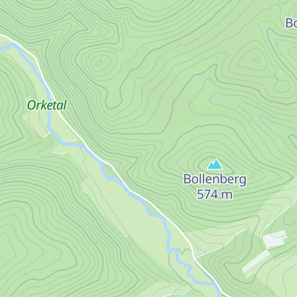 Map of Hubertushütte 1977