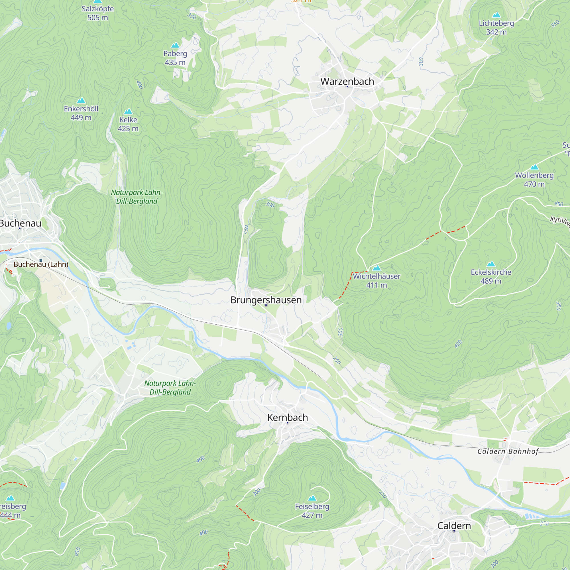 Grillhütte Brungershausen map