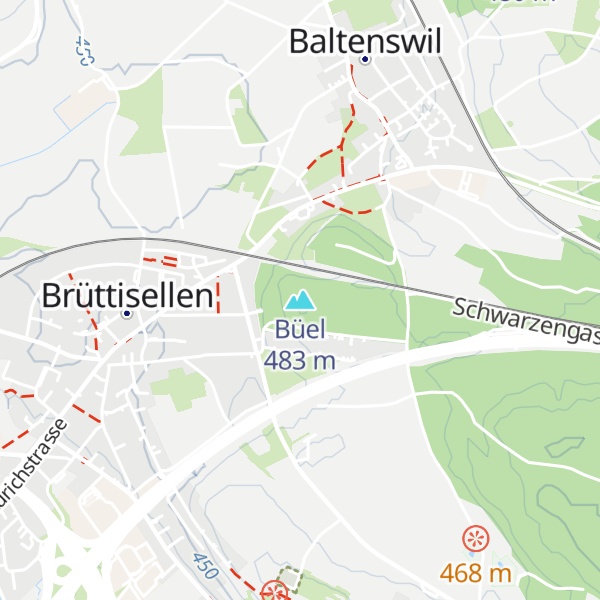 Map of Büel