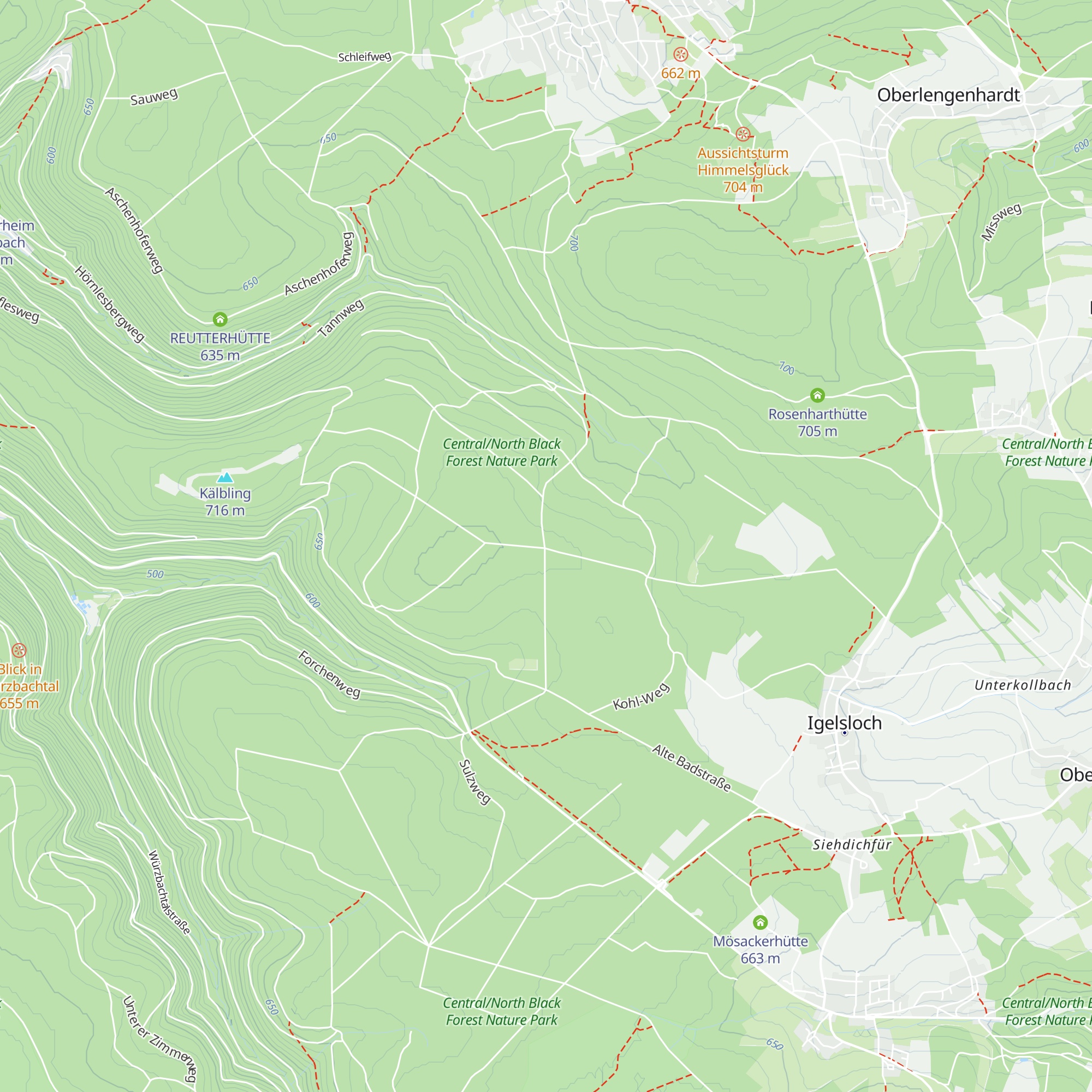 Jägerhütte map