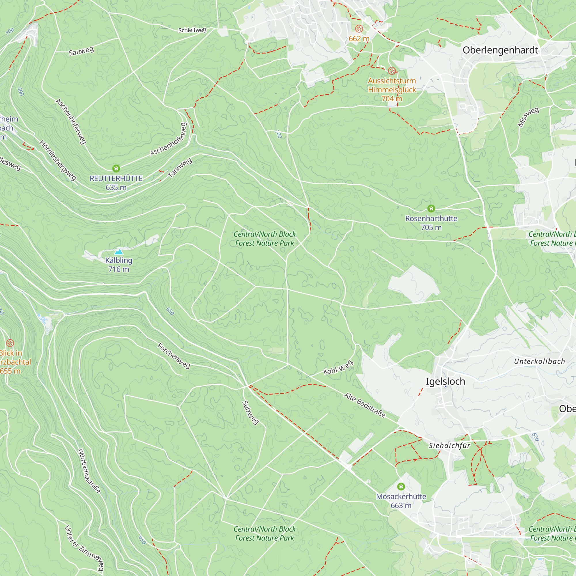 Jägerhütte map