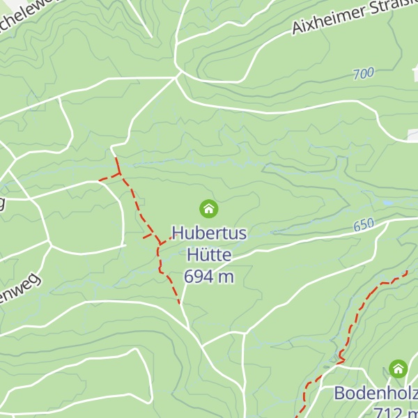 Map of Hubertus Hütte