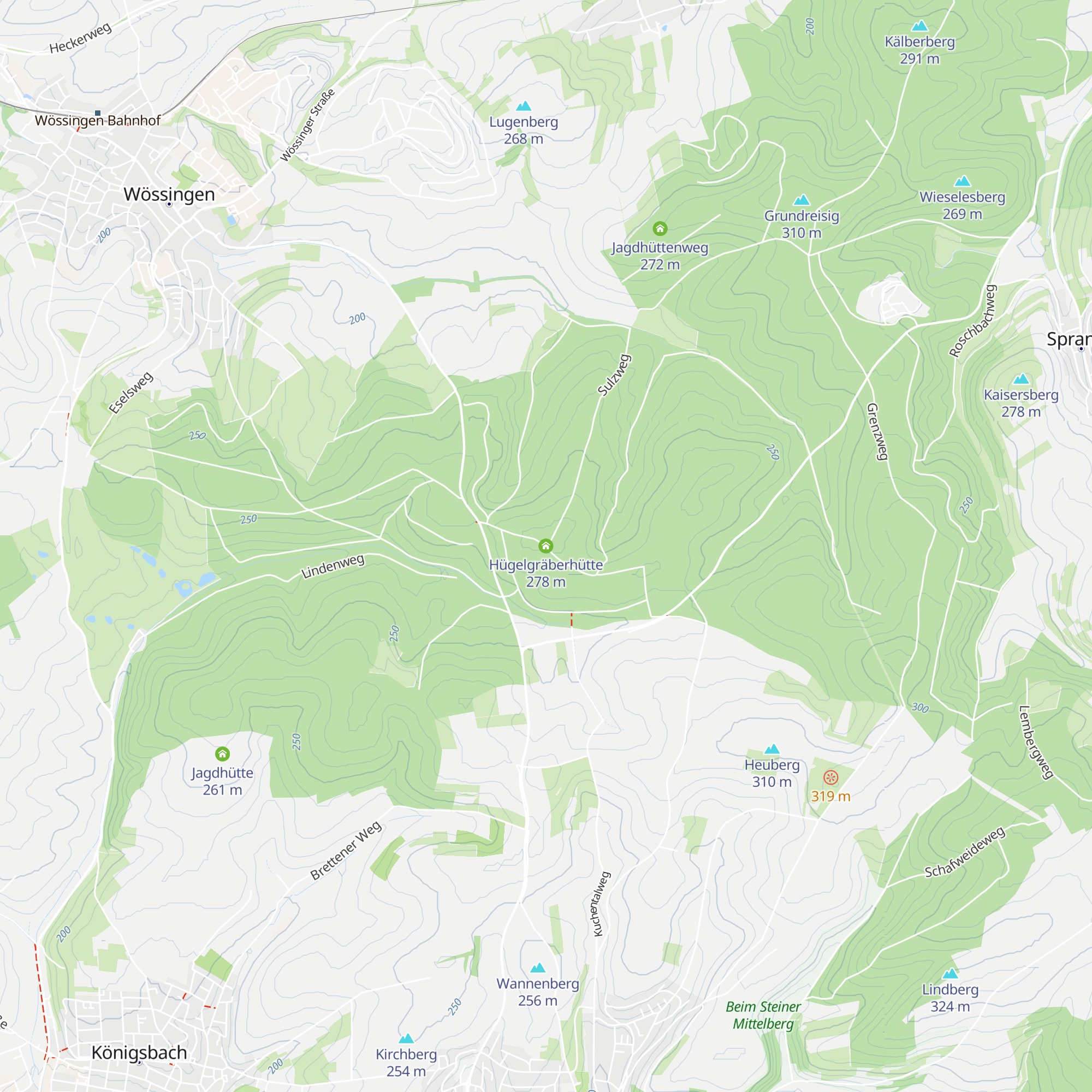 Hügelgräberhütte map