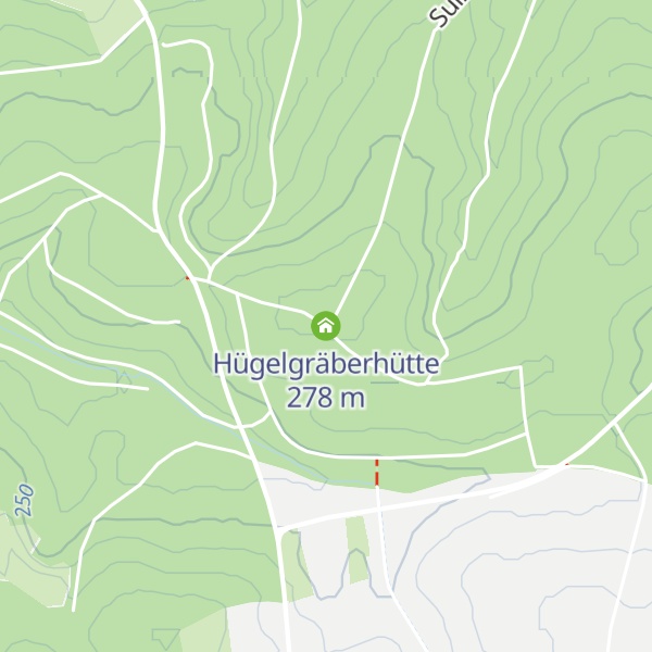 Map of Hügelgräberhütte