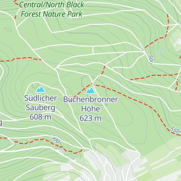Map of Büchenbronner Höhe