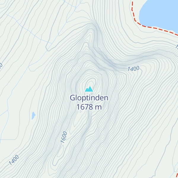 Map of Gloptinden