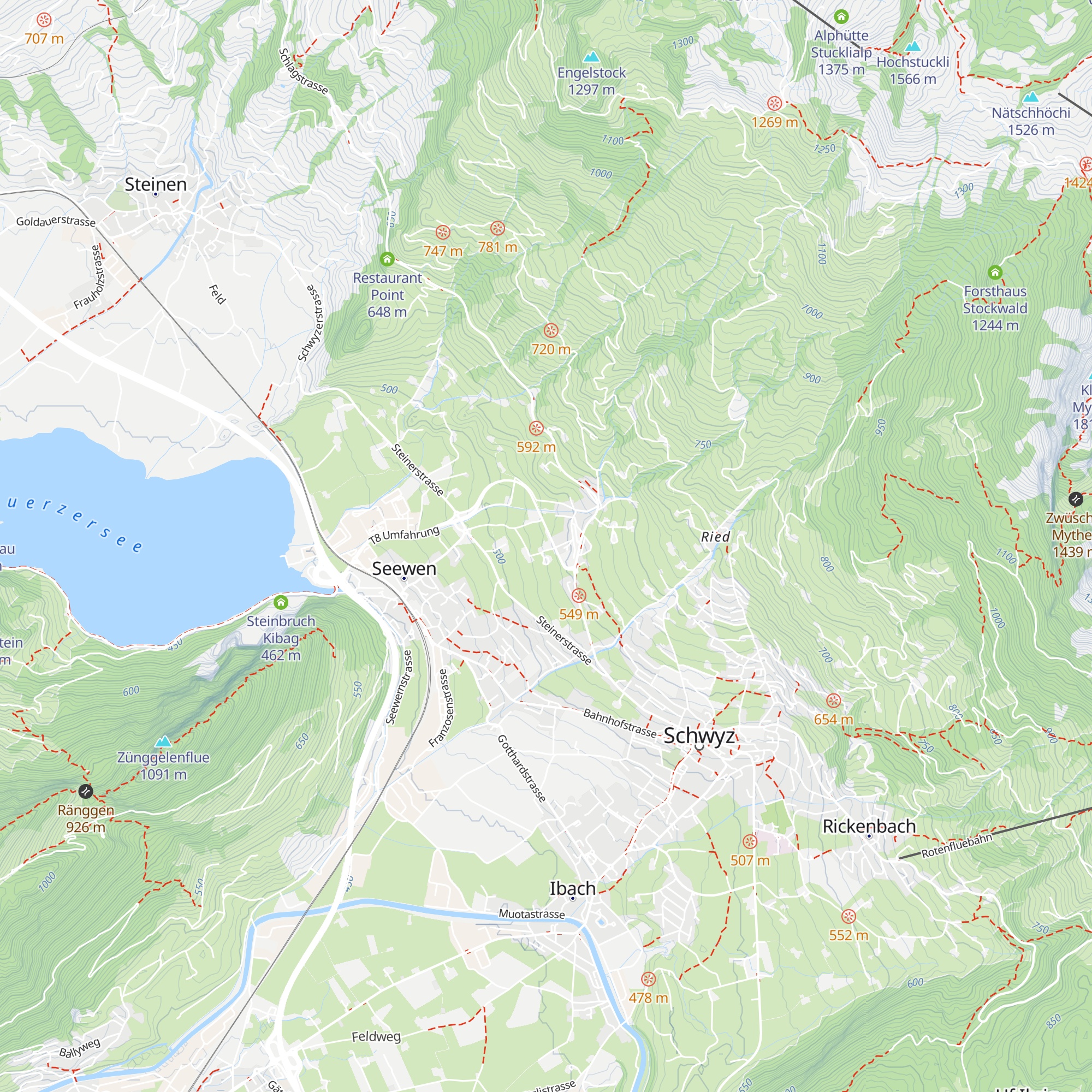 Hüttenmatt map