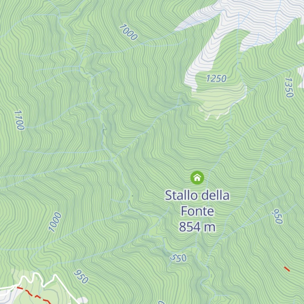 Map of Monti Arné