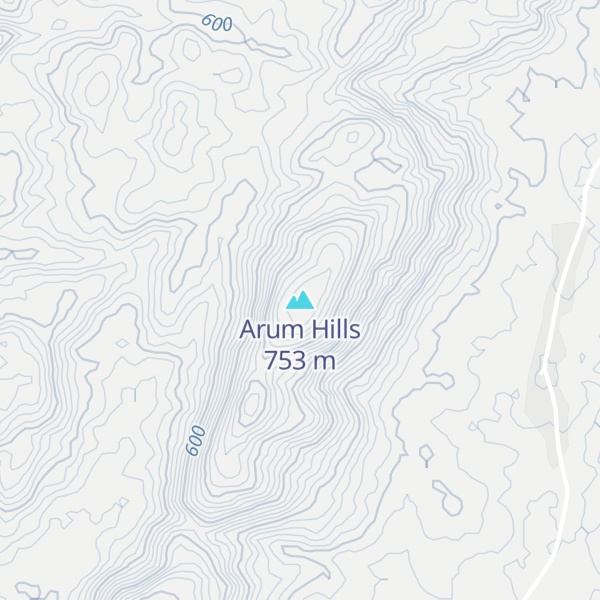 Map of Arum Hills