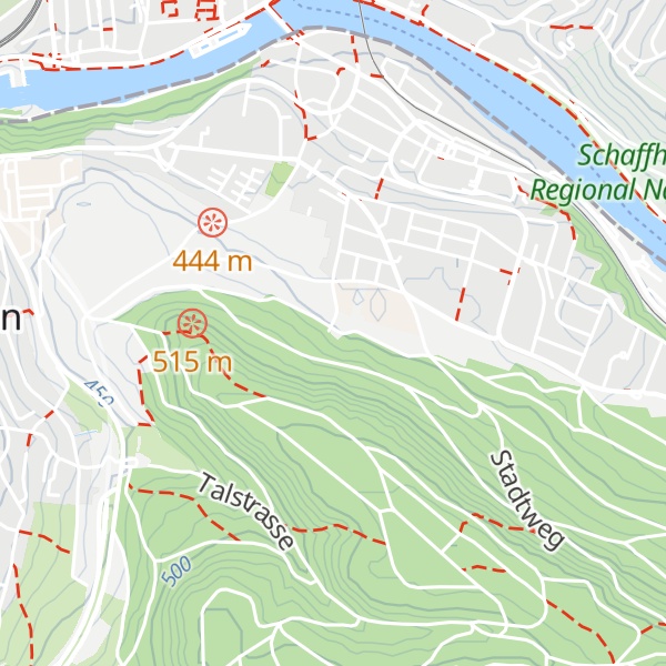 Map of Pfadihütte Feuerthalen