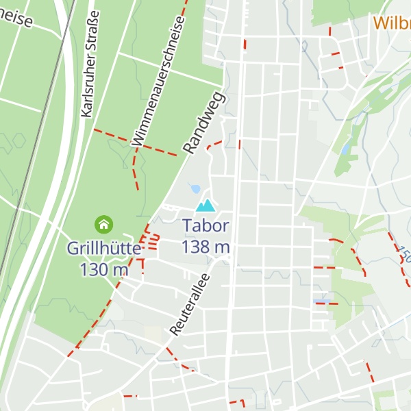 Map of Tabor