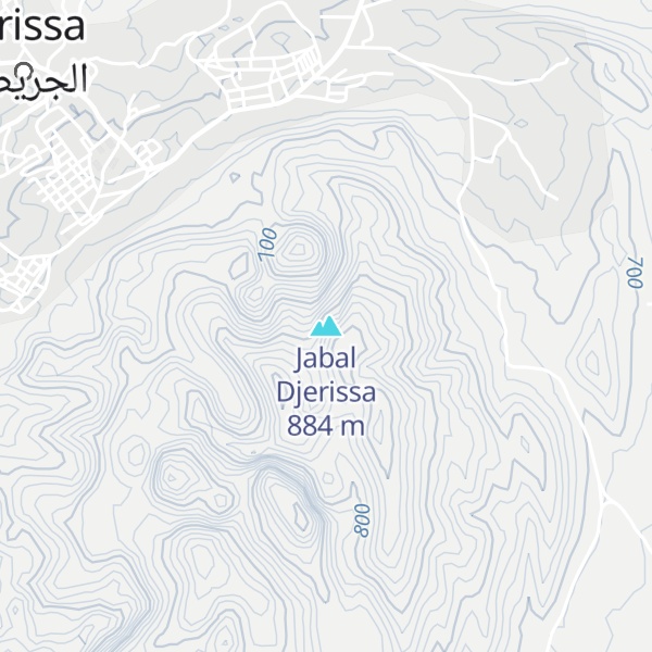 Map of Jabal Djerissa