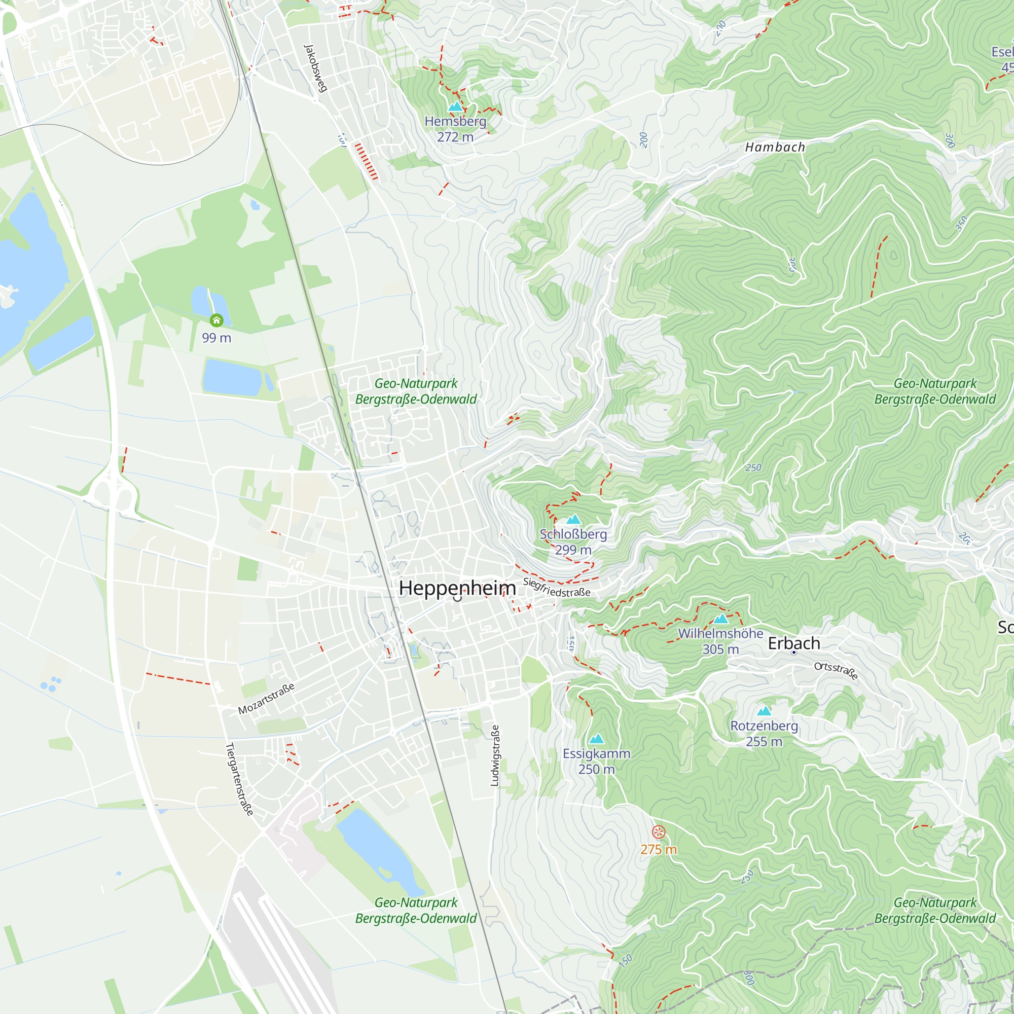 Rebhütte map
