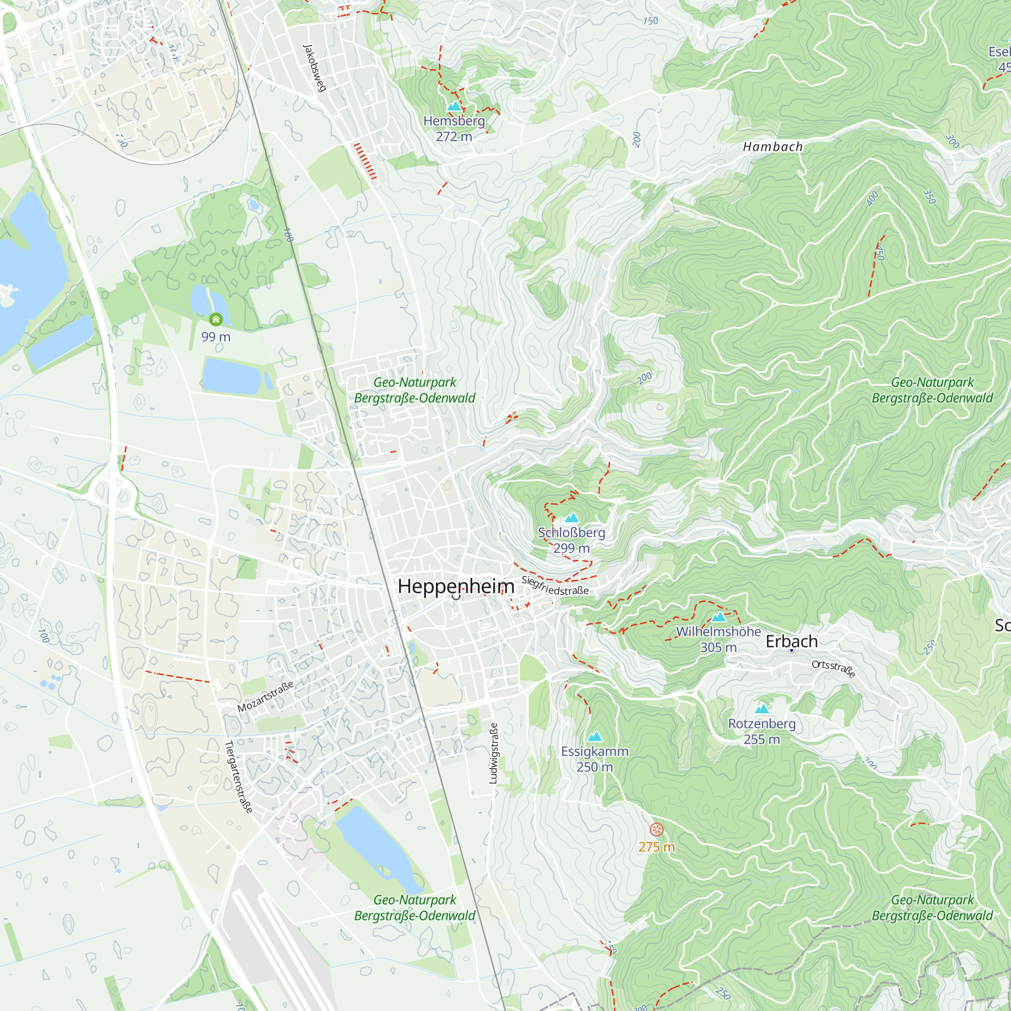 Rebhütte map