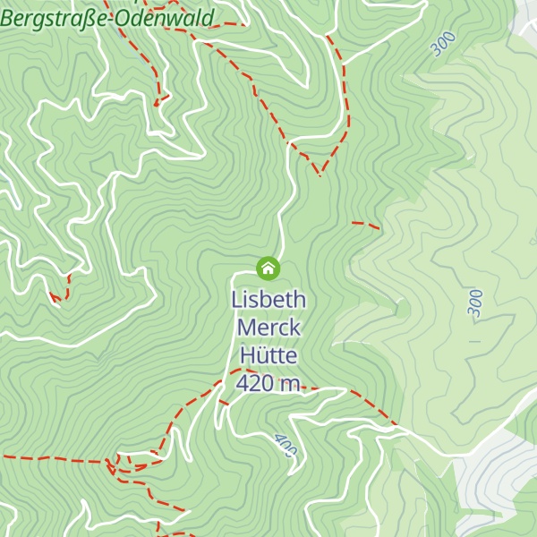 Map of Lisbeth Merck Hütte