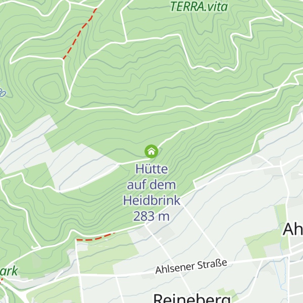 Map of Hütte auf dem Heidbrink
