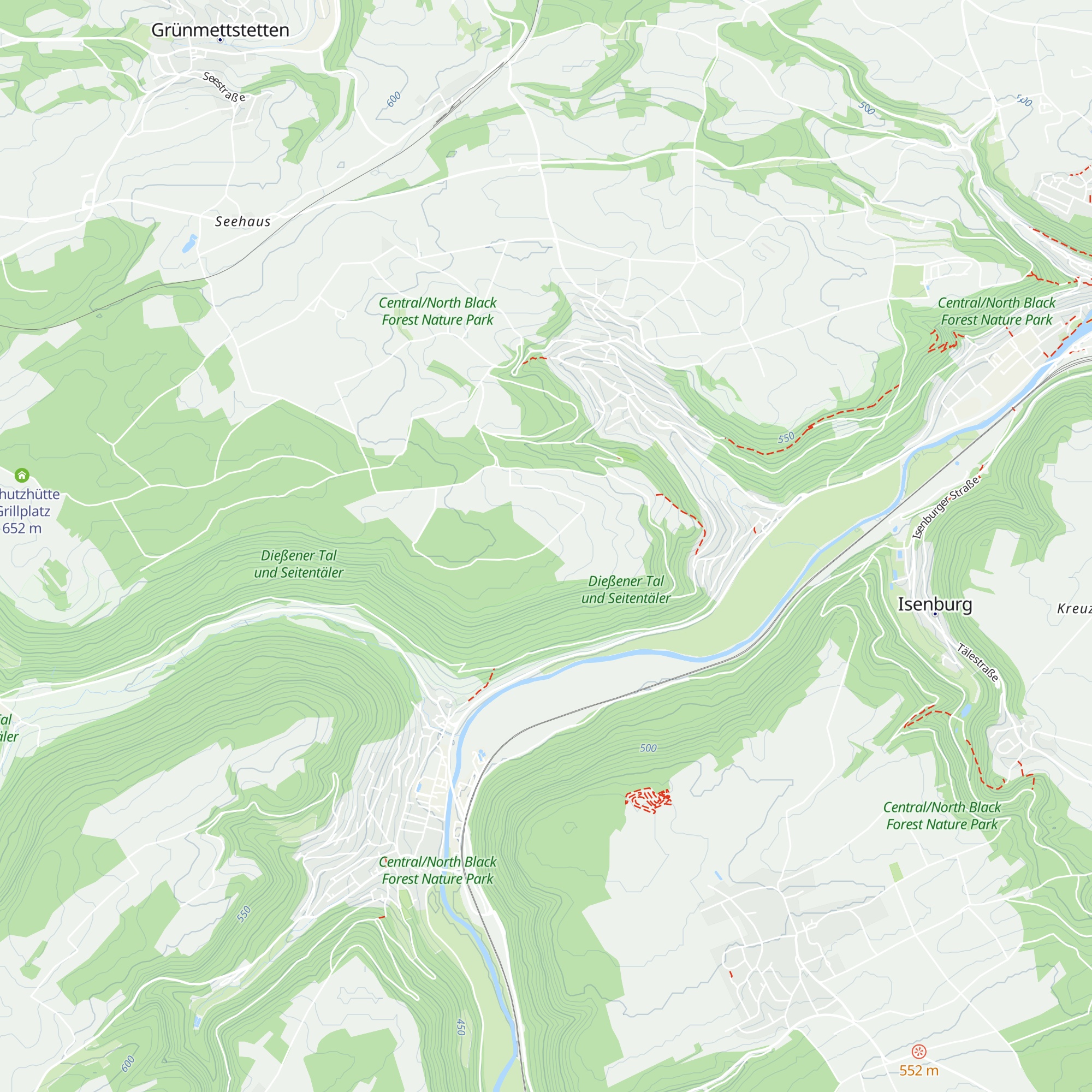 Jakobshütte map