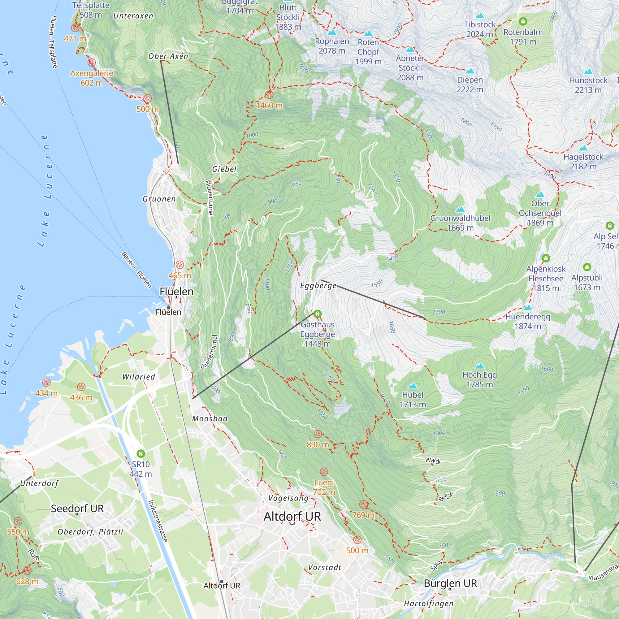 Berggasthaus Seeblick map