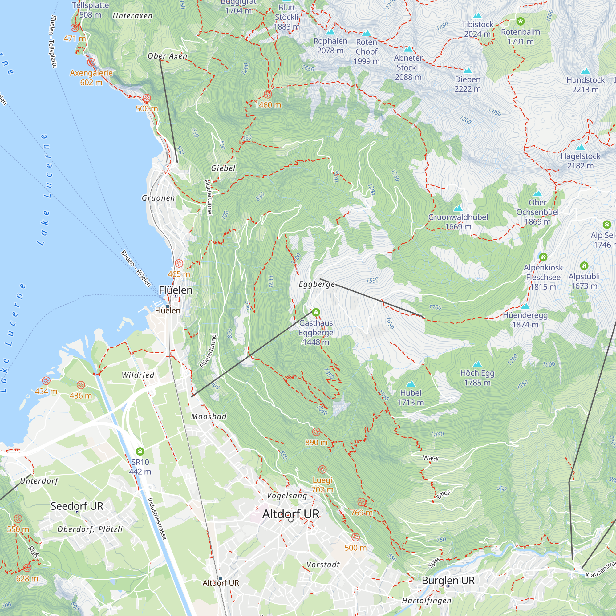 Berggasthaus Seeblick map