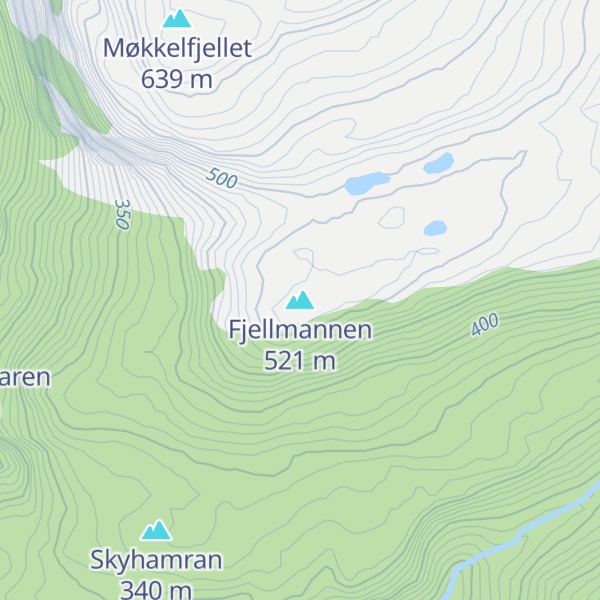 Map of Fjellmannen