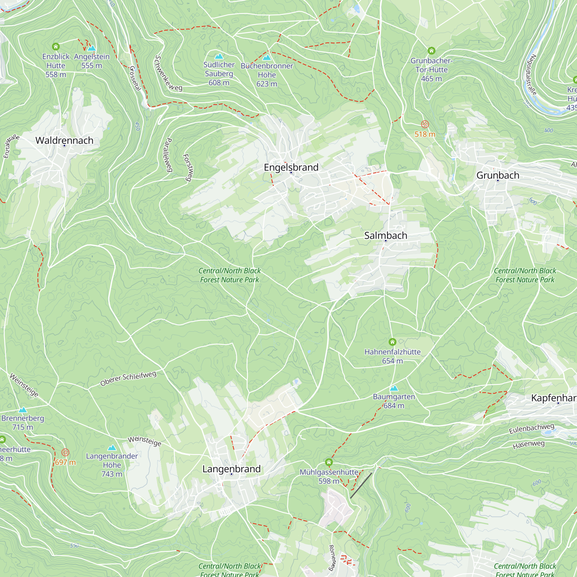 Eisenwaldhütte map