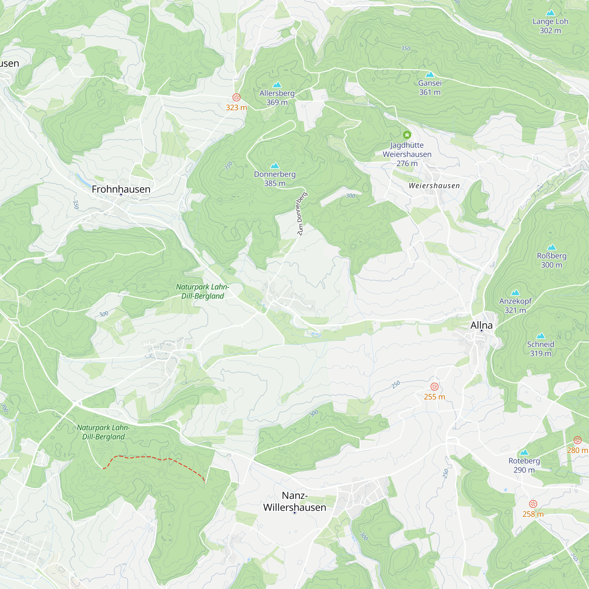 Schutzhütte Friebertshausen map