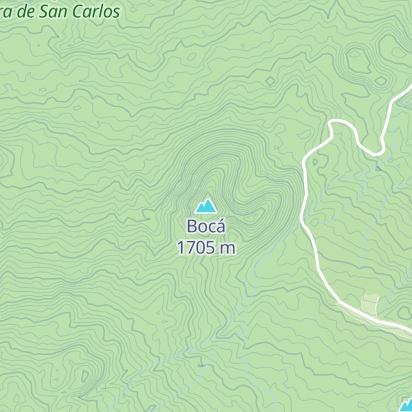 Map of Bocá