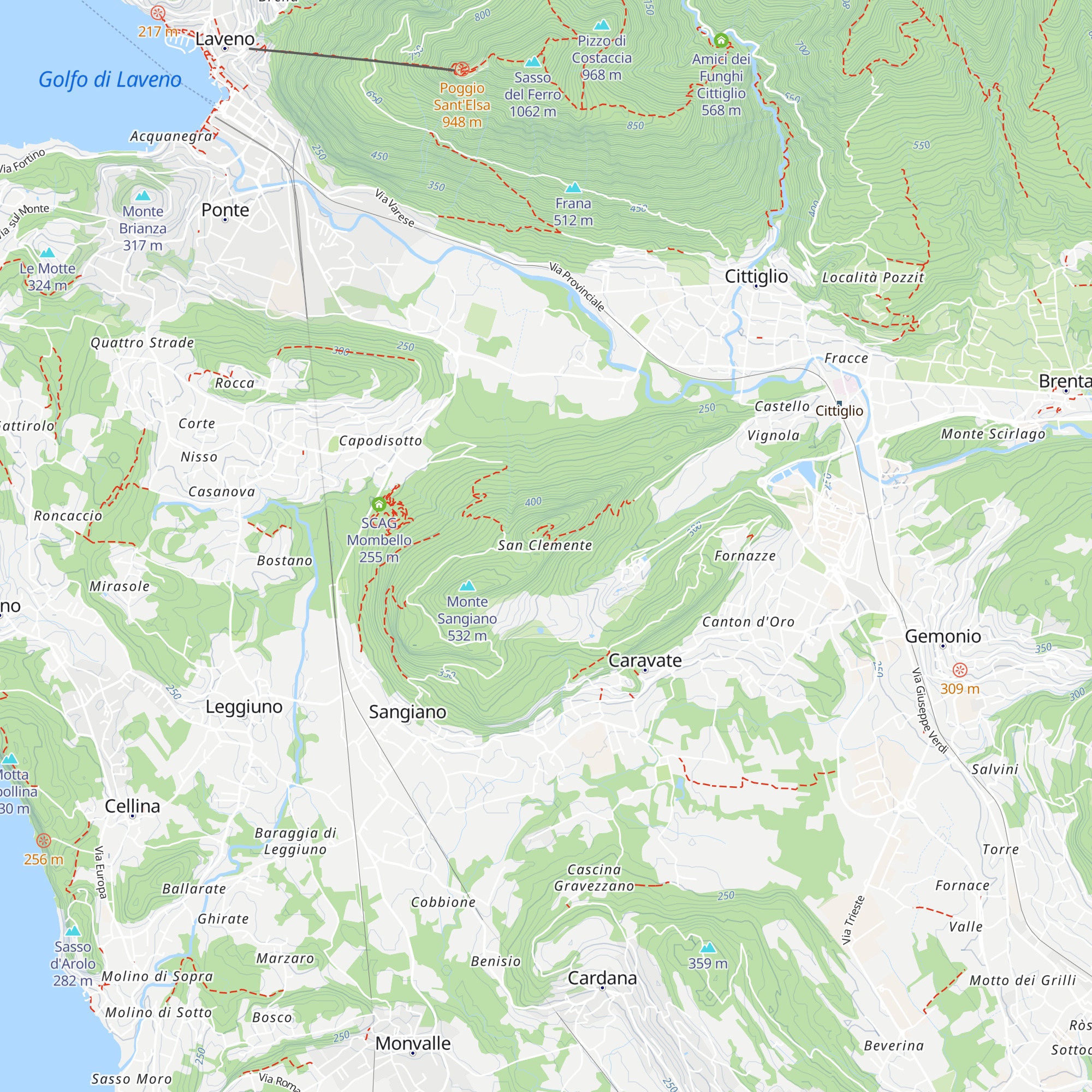 Casa Liberata map