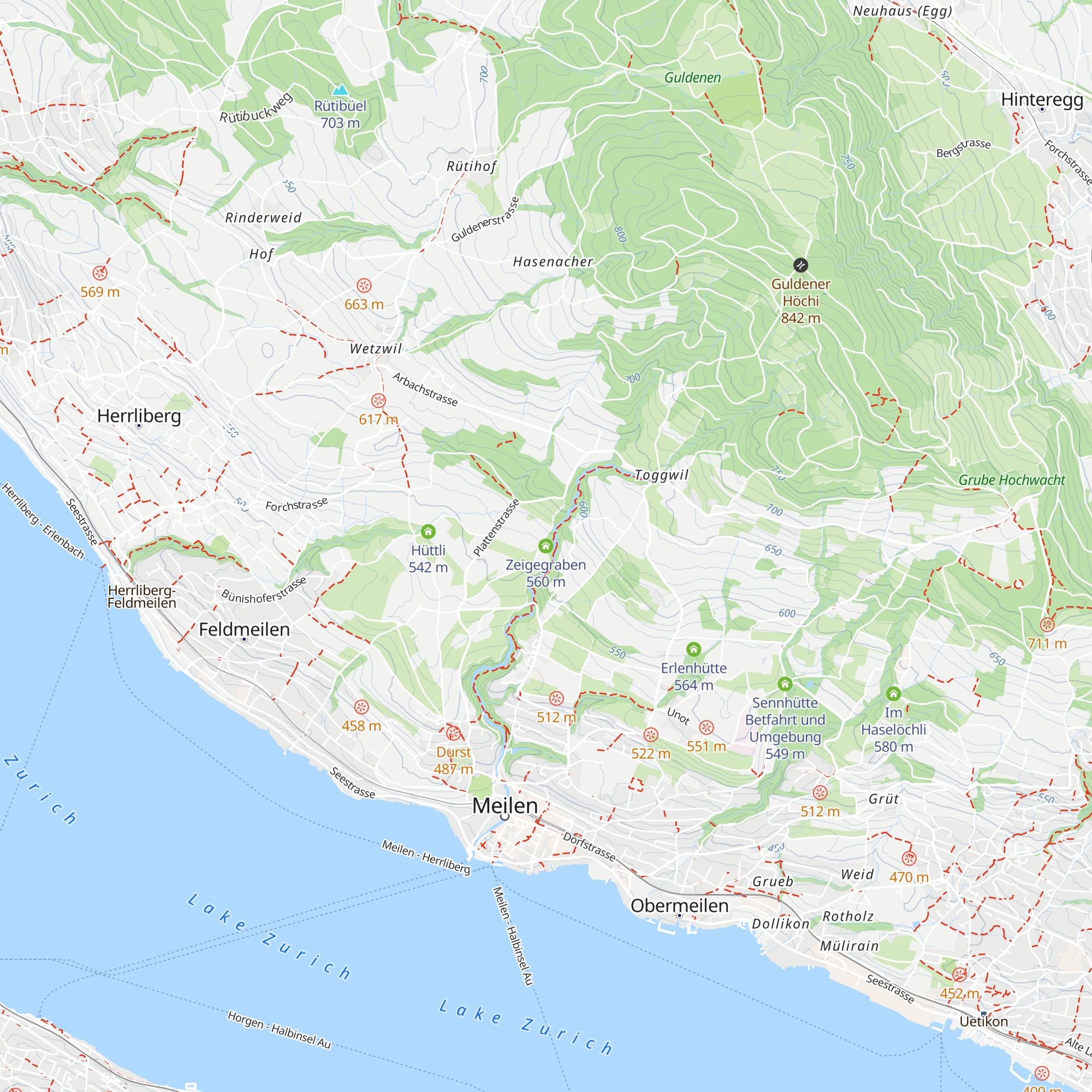 Zeigegraben map