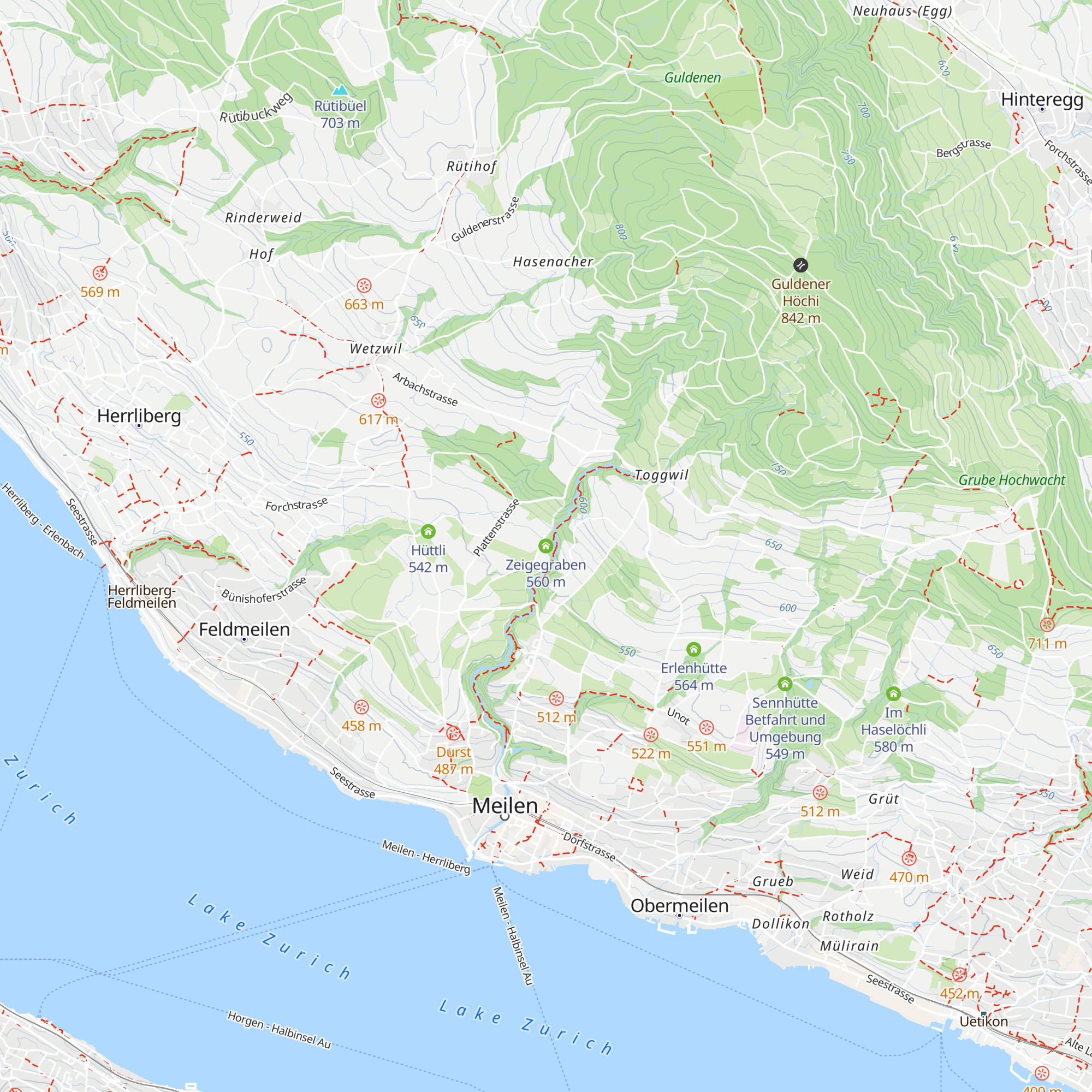 Zeigegraben map