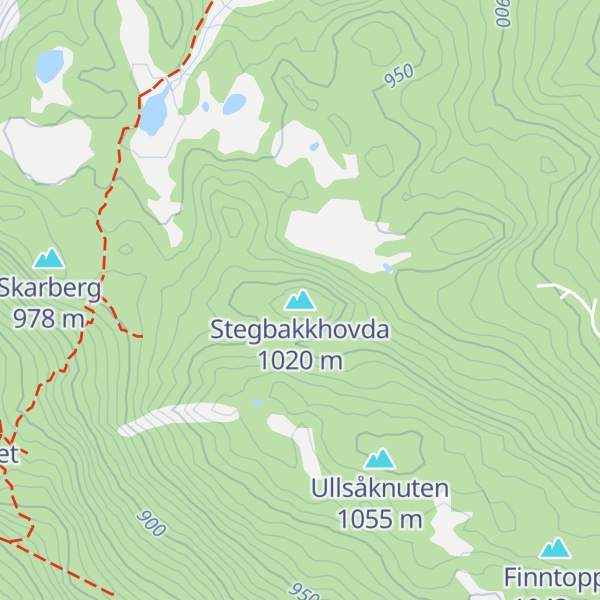 Map of Stegbakkhovda