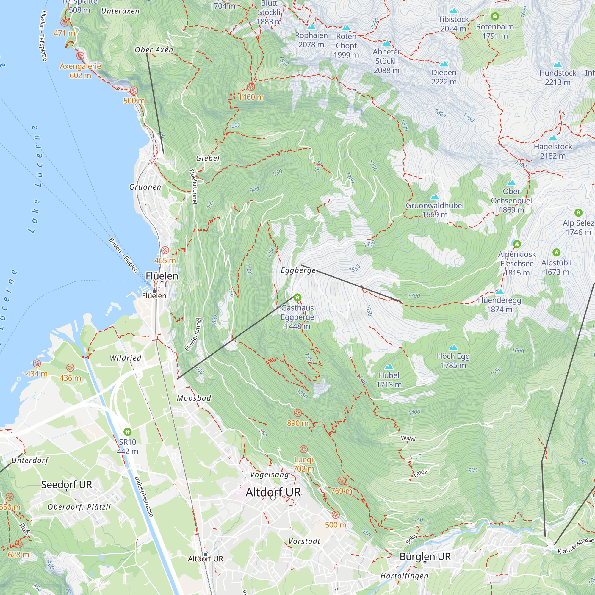 Gasthaus Eggberge map