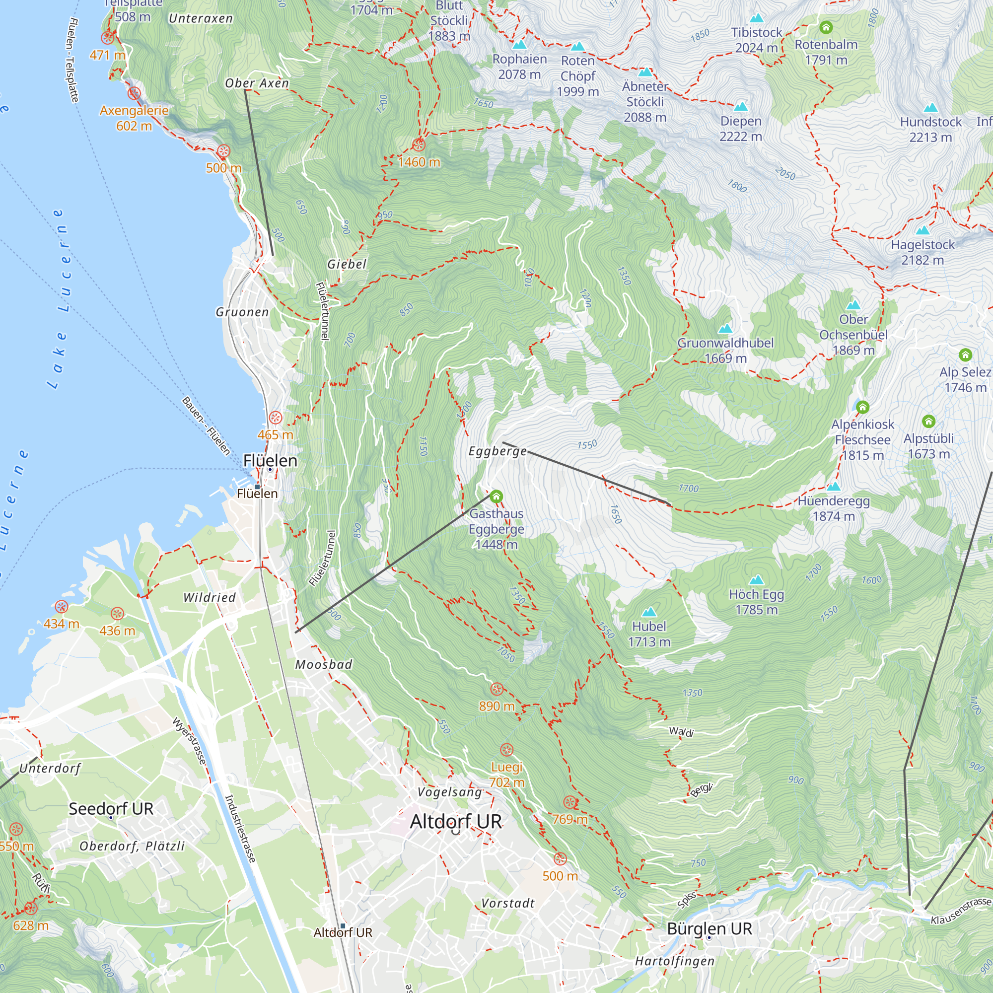 Gasthaus Eggberge map