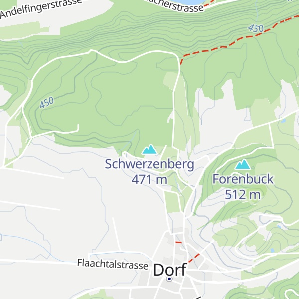 Map of Schwerzenberg