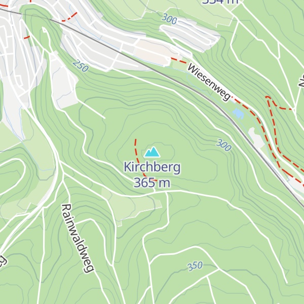 Map of Kirchberg