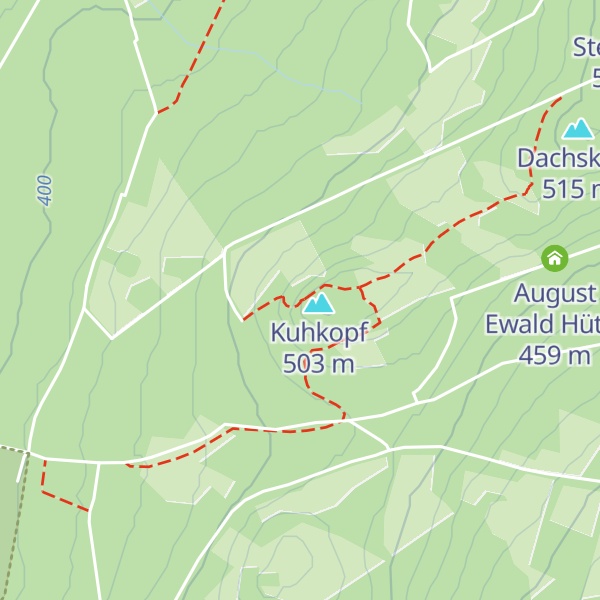 Map of Kuhkopfhütte