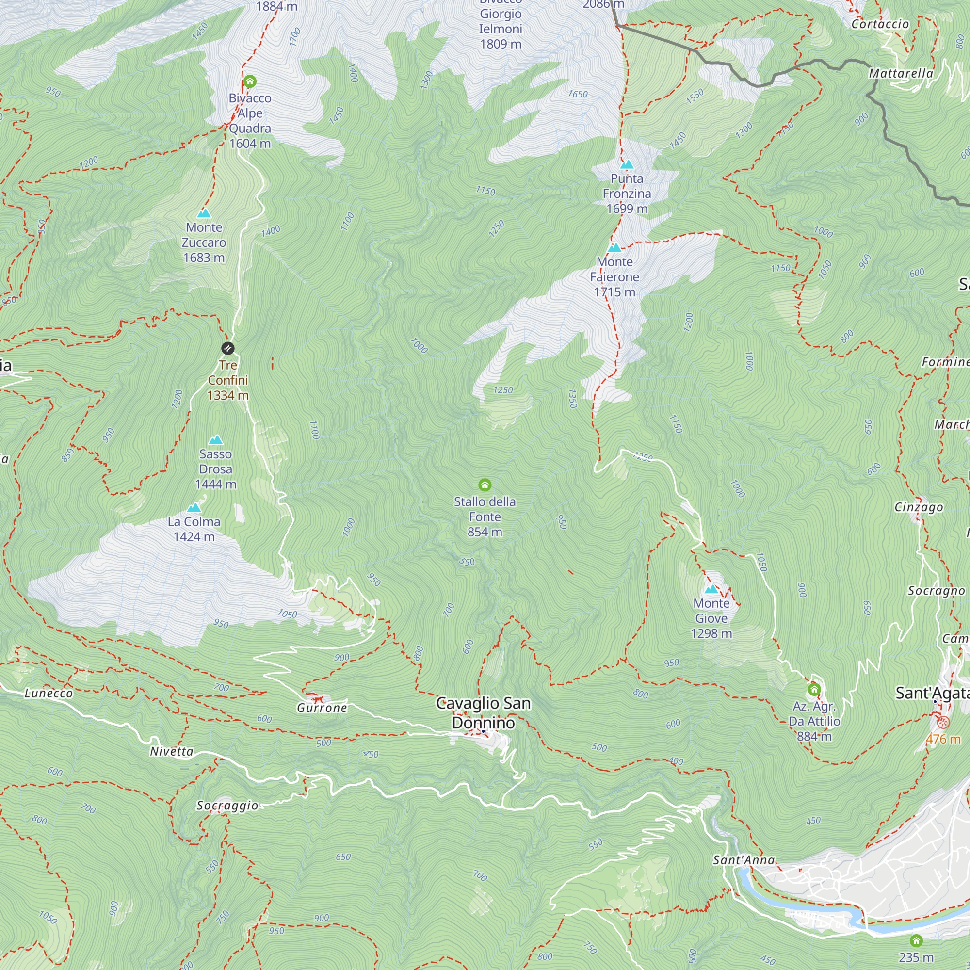 Stallo della Fonte map