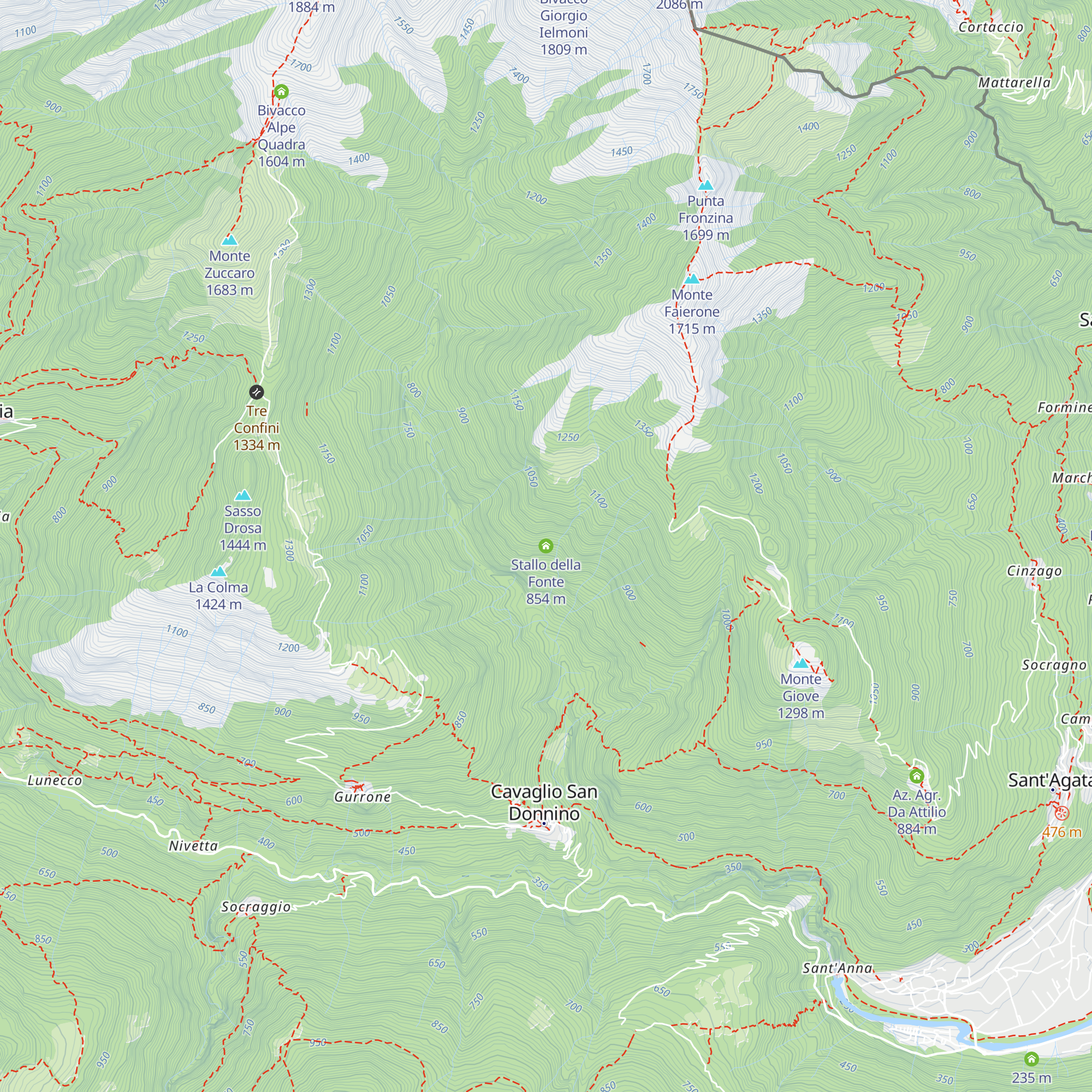 Stallo della Fonte map