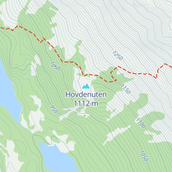 Map of Hovdenuten