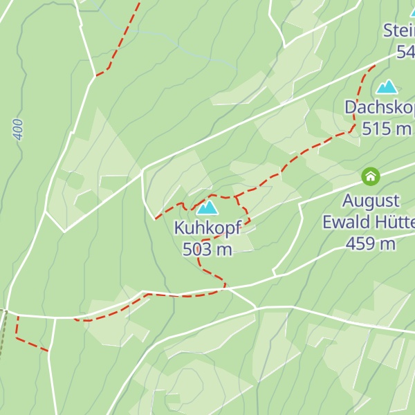 Map of Kuhkopf
