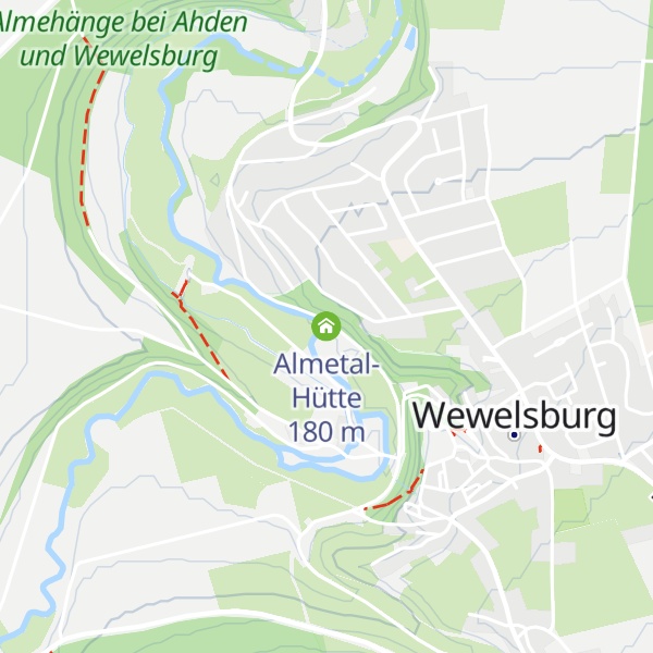 Map of Almetal-Hütte