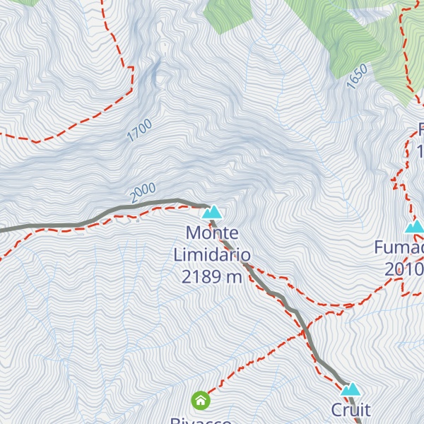 Map of Monte Limidario