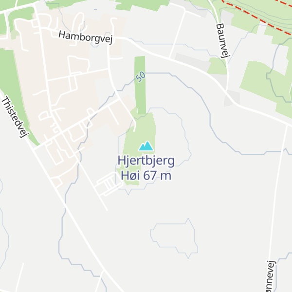 Map of Hjertbjerg Høi