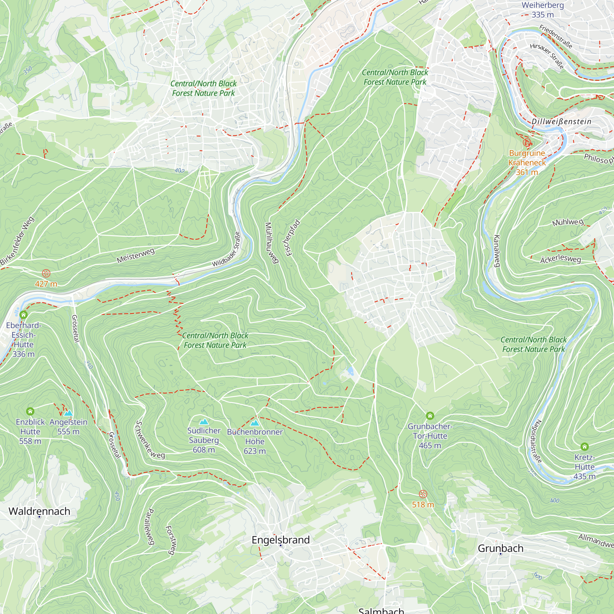 Pfatschbachhütte map