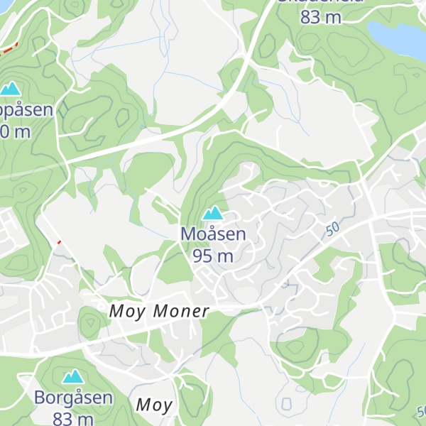 Map of Moåsen