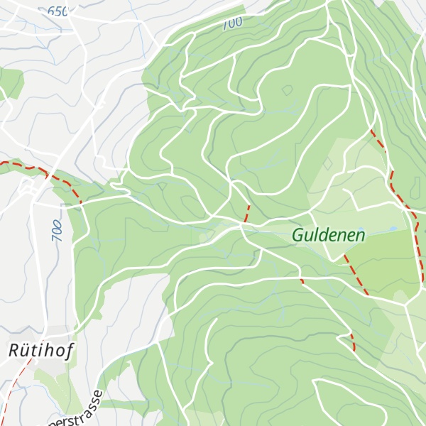 Map of Kyburg-Hütte